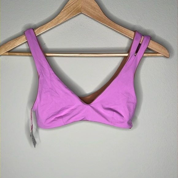 L*SPACE One Wave Bikini Top Reversible Rosebud/Putty Size XS NWOT! - Picture 4 of 8